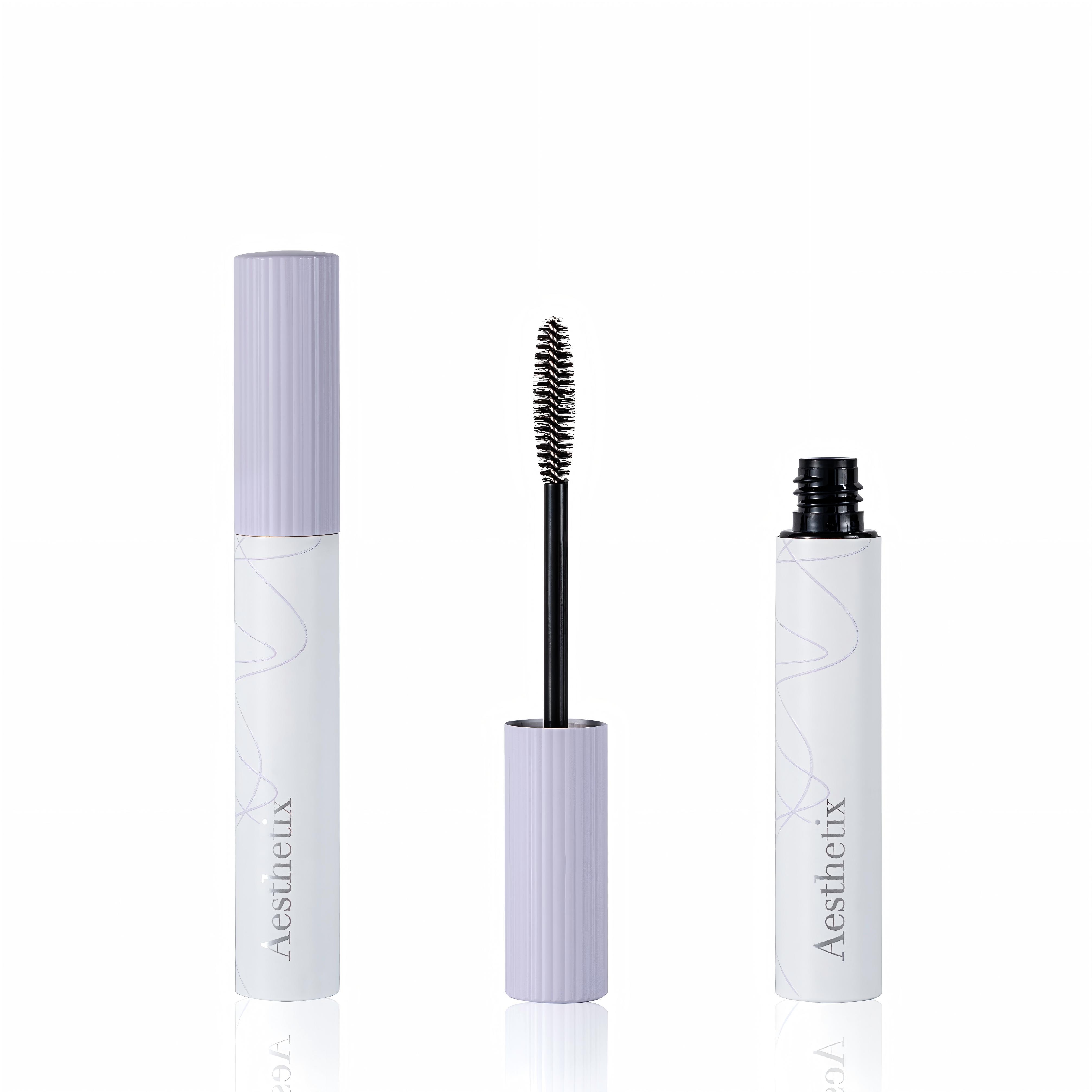 M16013 | 8ml 3D UV Printed Line Purple Mascara Tube